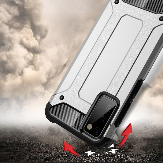 Custodia per Samsung Galaxy S20 FE 2022 G781 / S20 FE 5G G781 / S20 FE G780, Techsuit, Hybrid Armor, Nera