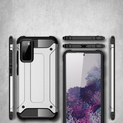 Custodia per Samsung Galaxy S20 FE 2022 G781 / S20 FE 5G G781 / S20 FE G780, Techsuit, Hybrid Armor, Nera