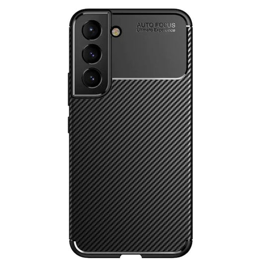 Custodia per Samsung Galaxy S21 5G G991, Techsuit, CarbonFiber, Nera