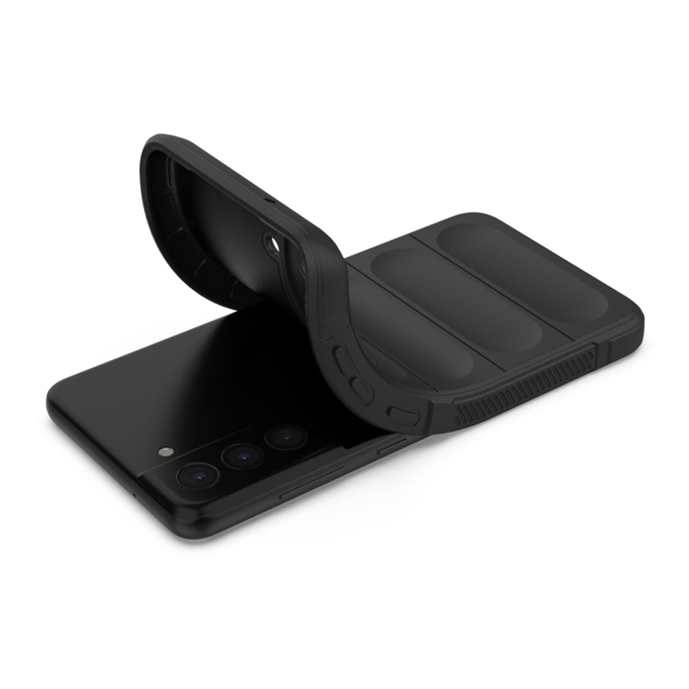 Hülle für Samsung Galaxy S21 FE 5G G990, Techsuit, Magic Shield, Schwarz