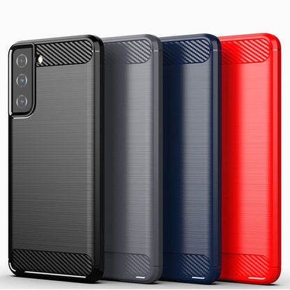 Custodia per Samsung Galaxy S21+ 5G G996, Techsuit, Carbonio, Nera
