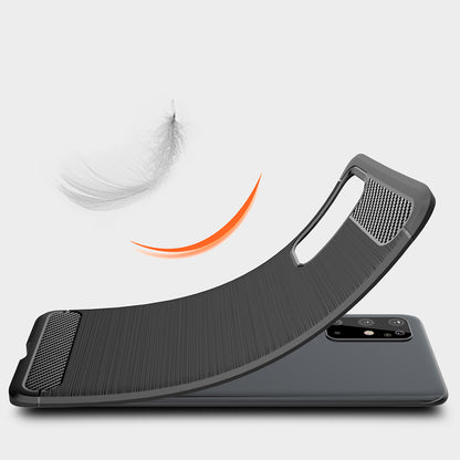 Custodia per Samsung Galaxy S21 Ultra 5G G998, Techsuit, Carbonio, Nera