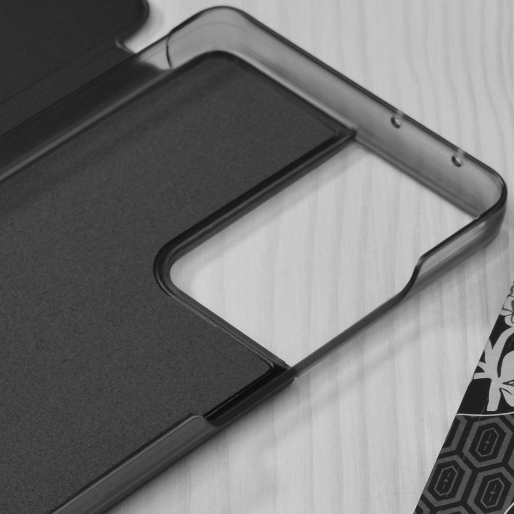 Custodia per Samsung Galaxy S21 Ultra 5G G998, Techsuit, eFold, Nera