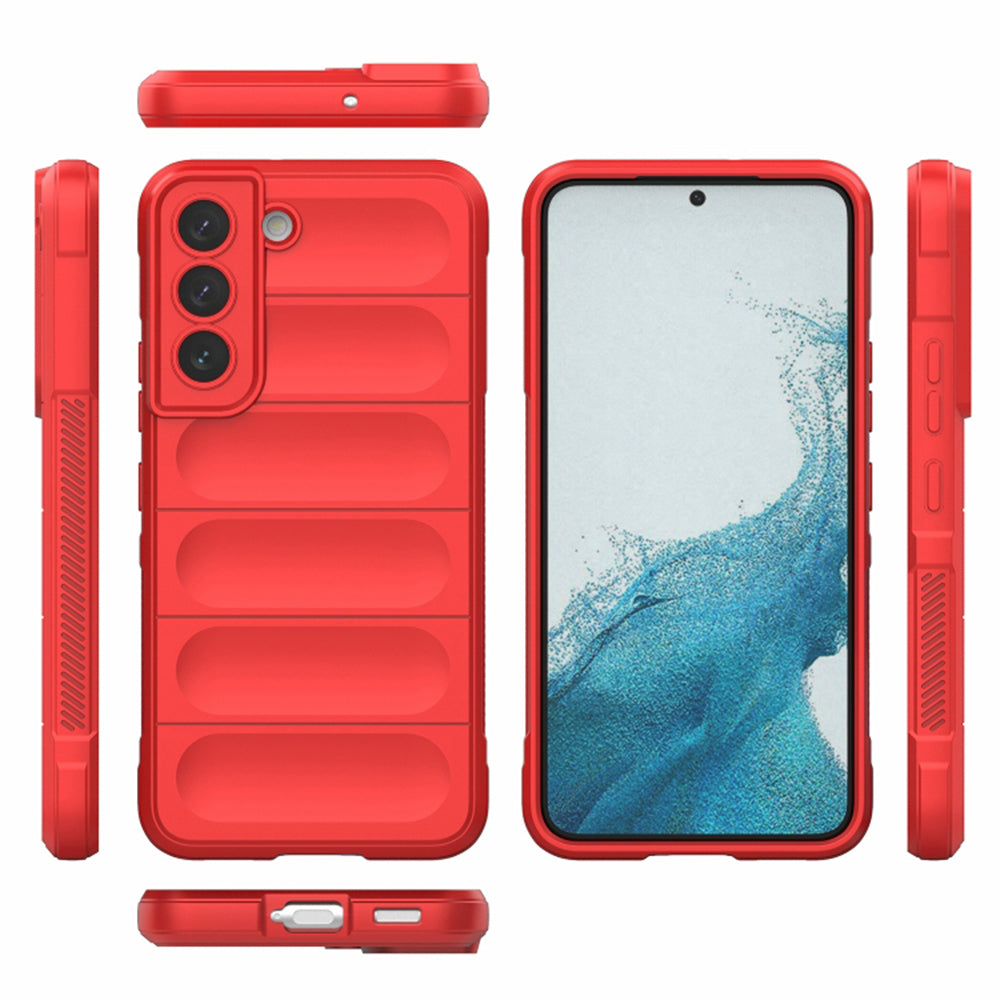 Custodia per Samsung Galaxy S22 5G S901, Techsuit, Magic Shield, Nera