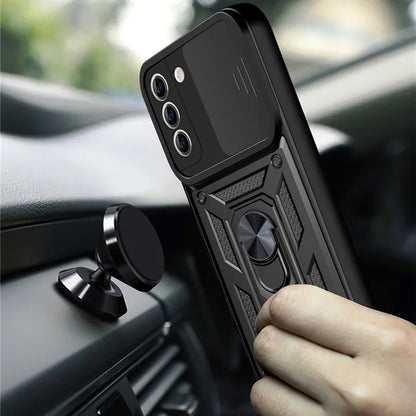 Hülle für Samsung Galaxy S22+ 5G S906, Techsuit, CamShield, Schwarz