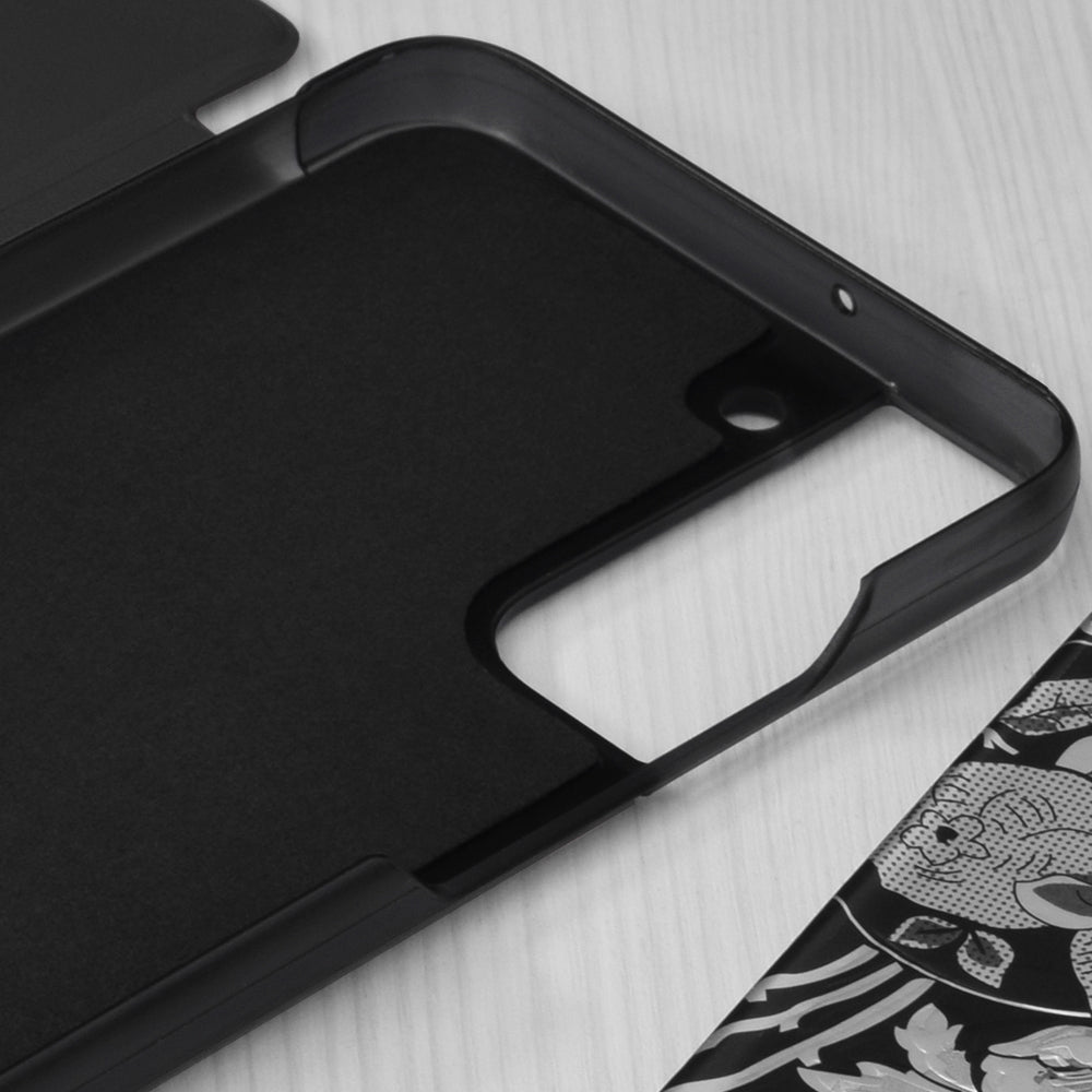 Hülle für Samsung Galaxy S22+ 5G S906, Techsuit, eFold, Schwarz