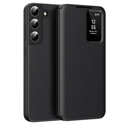 Custodia per Samsung Galaxy S22+ 5G S906, Techsuit, SmartView, Nera