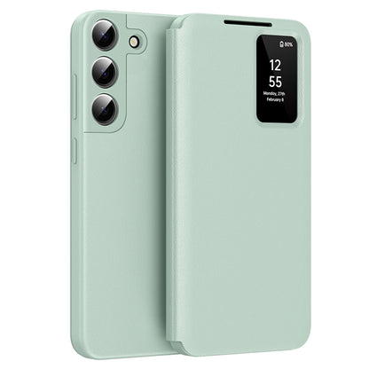 Coque pour Samsung Galaxy S22+ 5G S906, Techsuit, SmartView, Vert