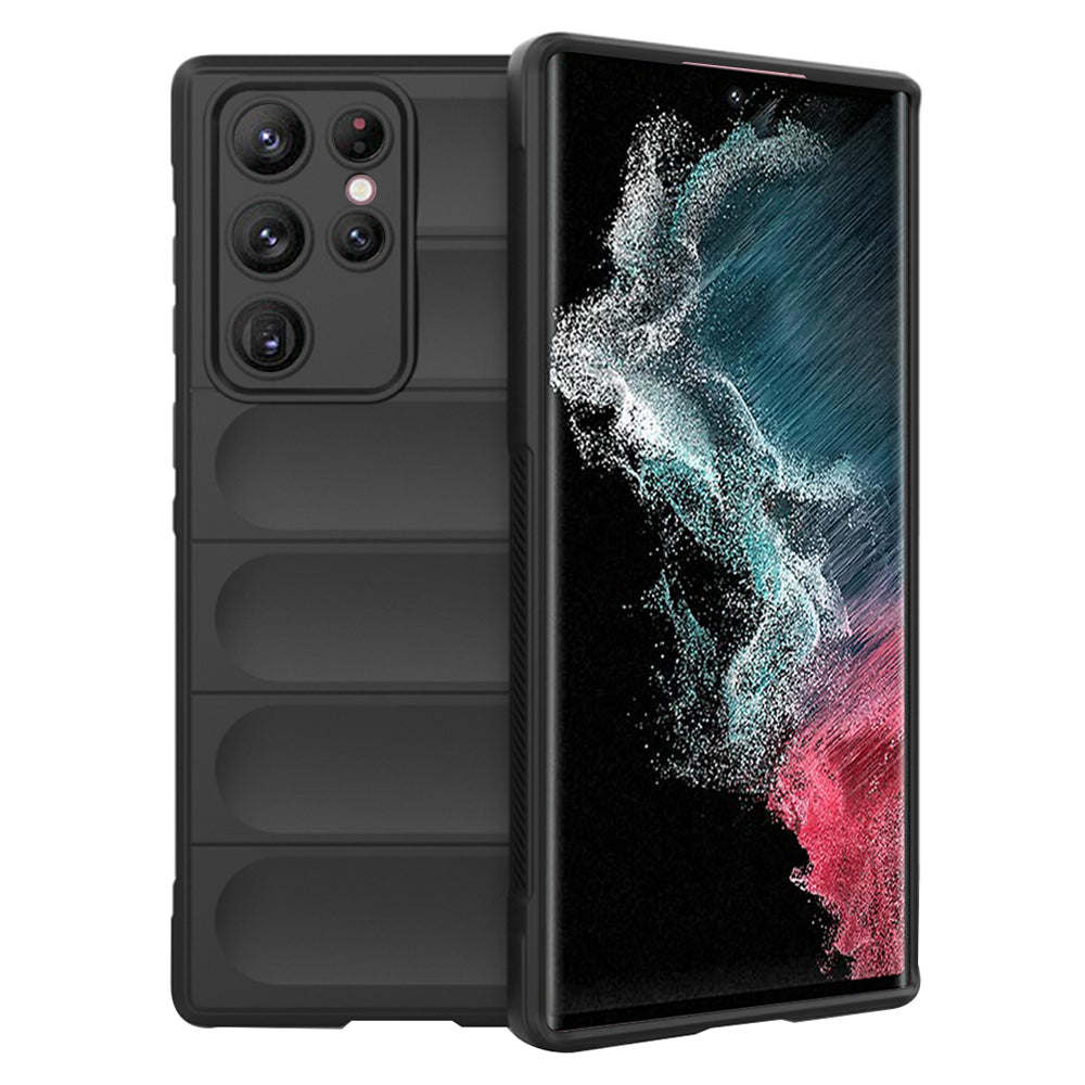 Coque pour Samsung Galaxy S22 Ultra 5G S908, Techsuit, Magic Shield, Noire