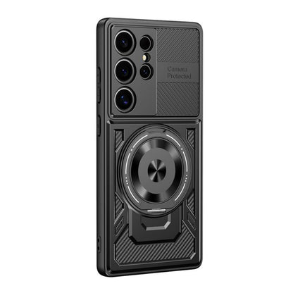 Custodia per Samsung Galaxy S22 Ultra 5G S908, Techsuit, RuggedCam, Nera