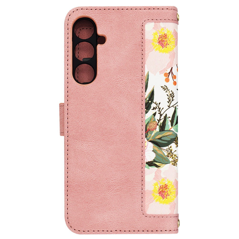 Hülle für Samsung Galaxy S23 FE S711, Techsuit, FlipCraft, Rosa