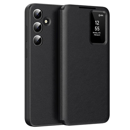 Coque pour Samsung Galaxy S23 FE S711, Techsuit, SmartView, Noire