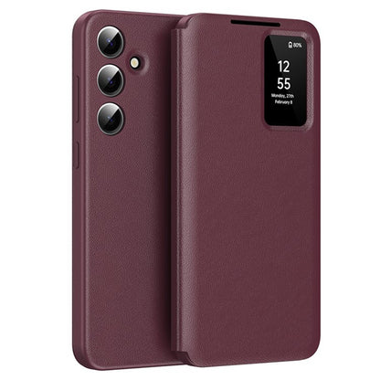 Hülle für Samsung Galaxy S23 FE S711, Techsuit, SmartView, Rot