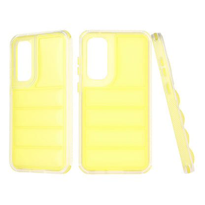 Hülle für Samsung Galaxy S23 FE S711, Techsuit, Wave Shield, Gelb