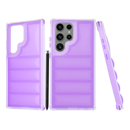 Custodia per Samsung Galaxy S23 FE S711, Techsuit, Wave Shield, Viola