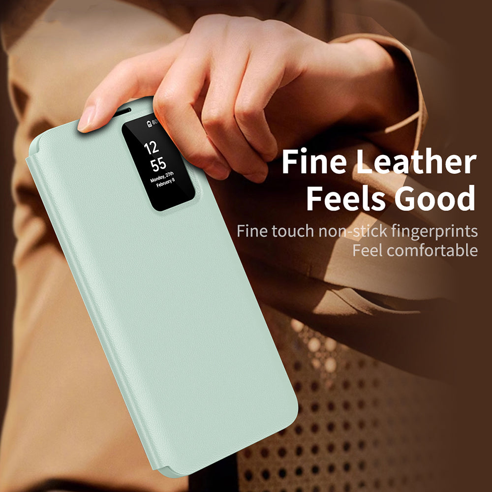 Coque pour Samsung Galaxy S23+ S916, Techsuit, SmartView, Vert