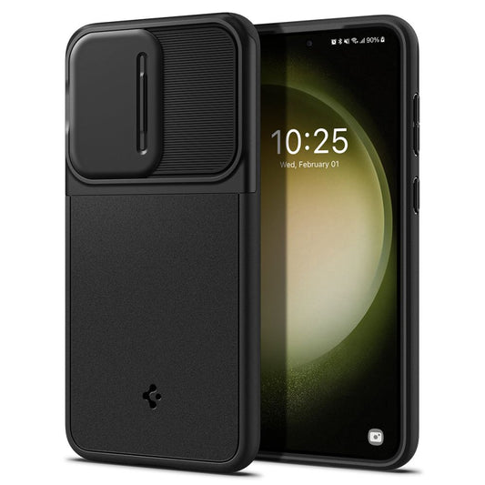 Étui pour Samsung Galaxy S23 S911, Spigen, Optik Armor, Noir
