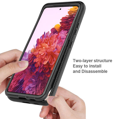 Custodia per Samsung Galaxy S23 S911, Techsuit, Defense360 Pro, Nera