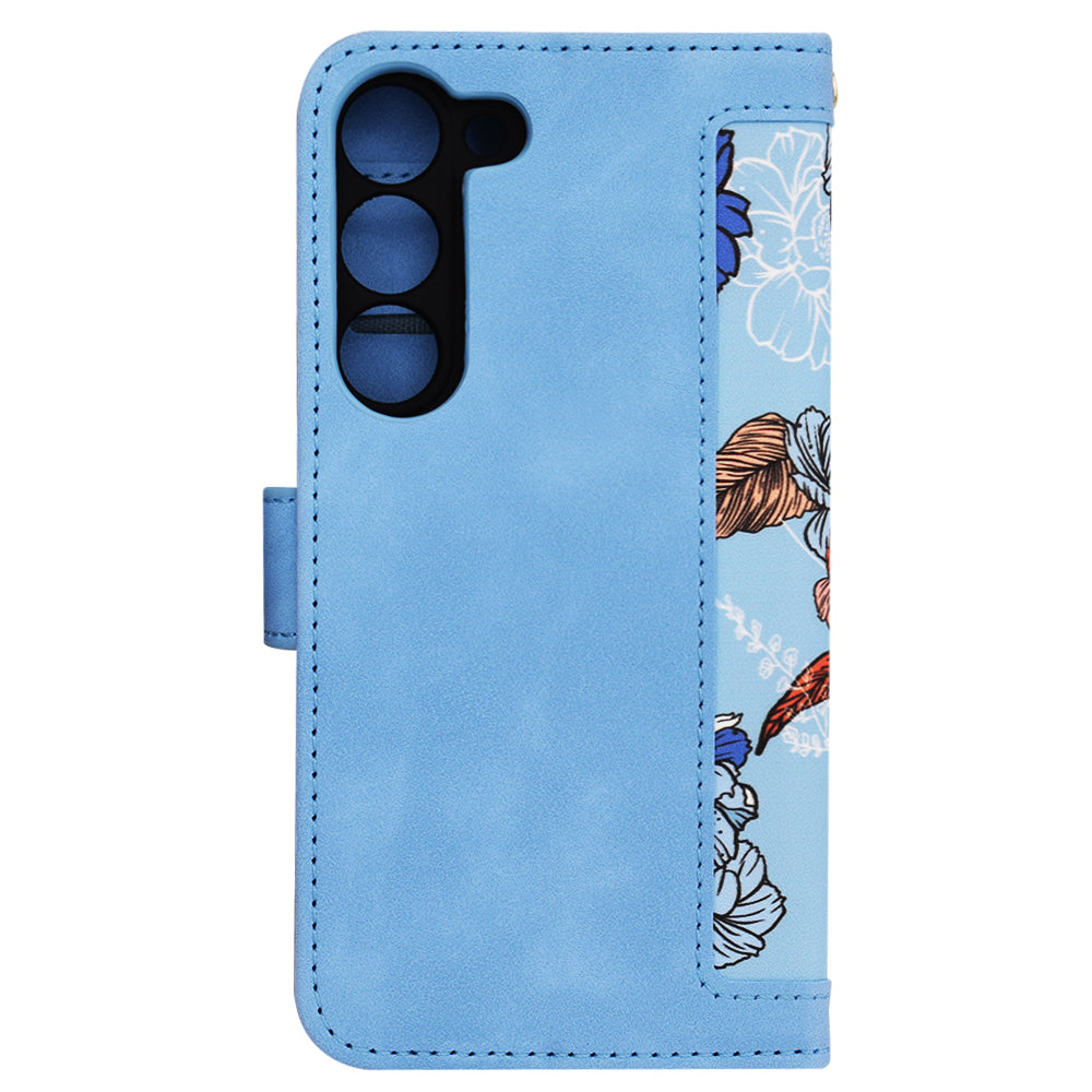 Hülle für Samsung Galaxy S23 S911, Techsuit, FlipCraft, Blau