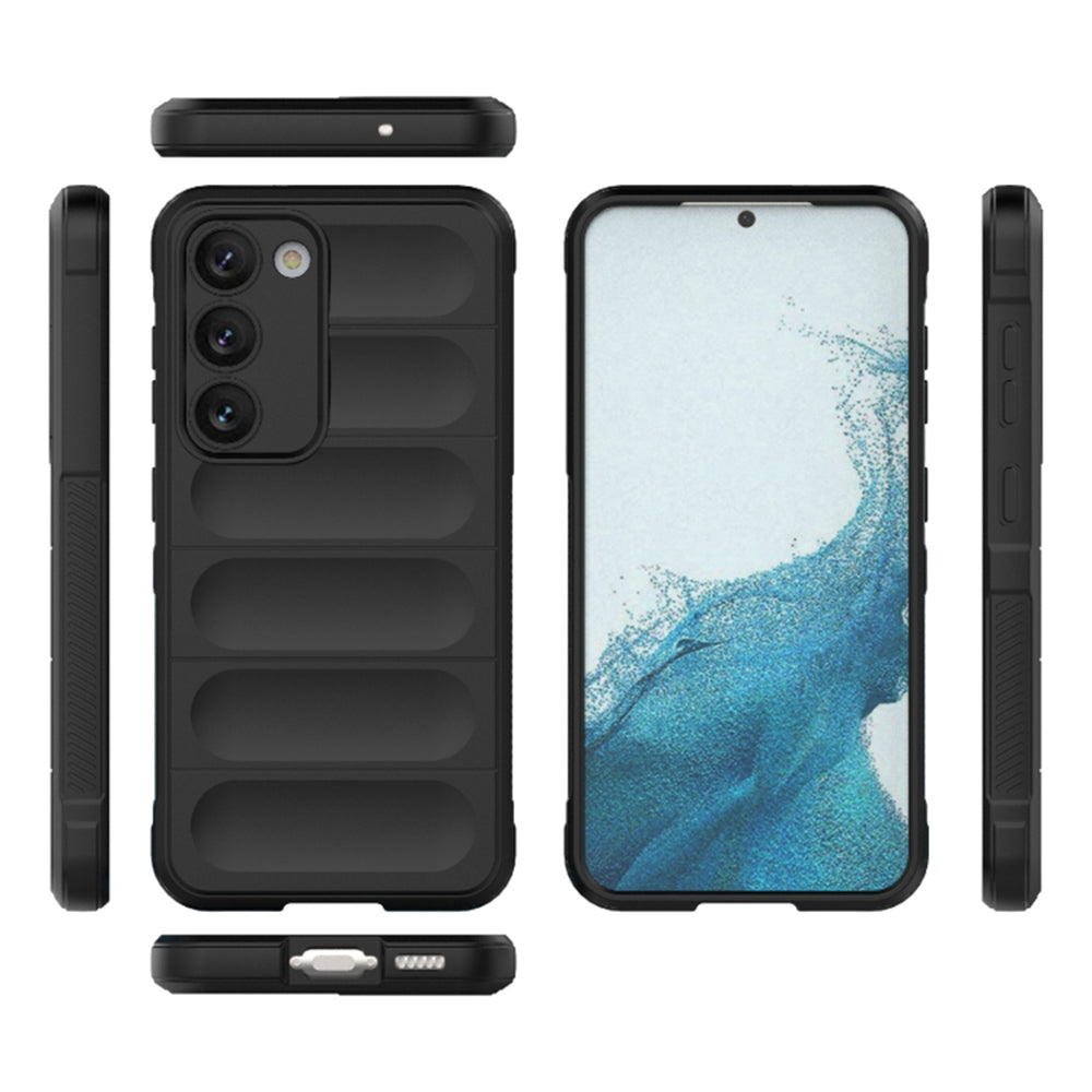 Coque pour Samsung Galaxy S23 S911, Techsuit, Magic Shield, Noire
