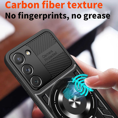 Custodia per Samsung Galaxy S23 S911, Techsuit, RuggedCam, Grigio
