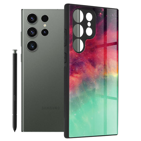 Étui pour Samsung Galaxy S23 Ultra S918, Techsuit, Glaze, Turquoise