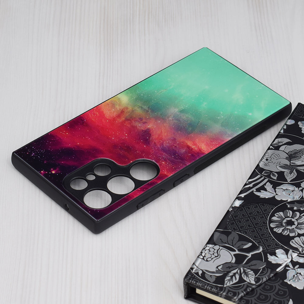 Hülle für Samsung Galaxy S23 Ultra S918, Techsuit, Glaze, Türkis