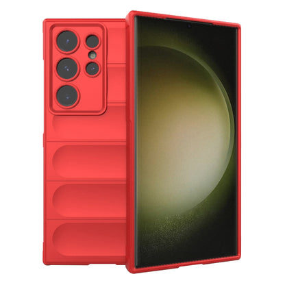 Coque pour Samsung Galaxy S23 Ultra S918, Techsuit, Magic Shield, Rouge