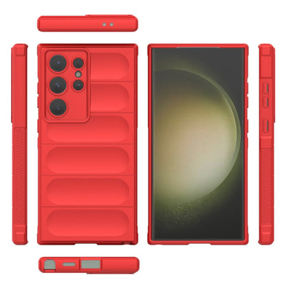 Coque pour Samsung Galaxy S23 Ultra S918, Techsuit, Magic Shield, Rouge