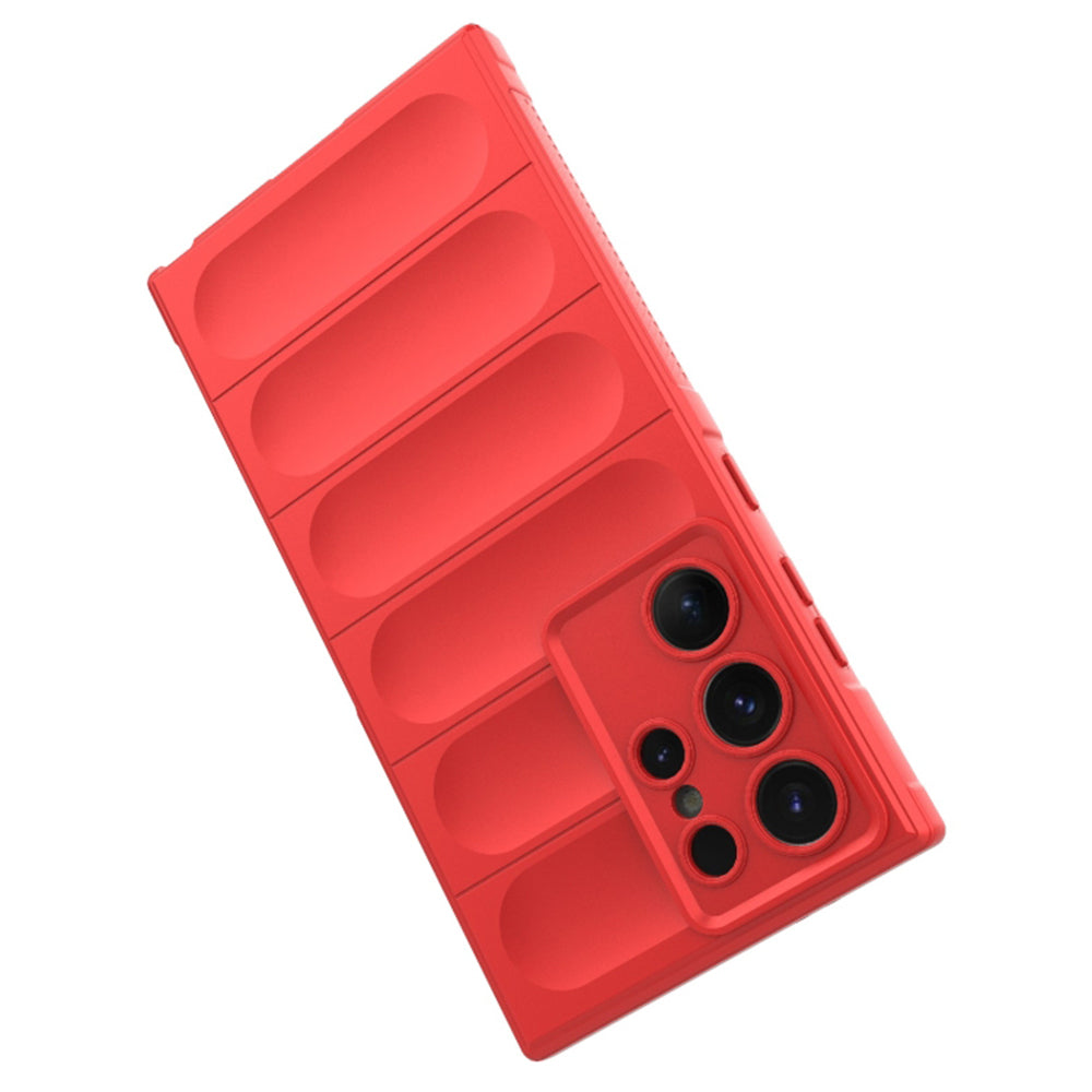Coque pour Samsung Galaxy S23 Ultra S918, Techsuit, Magic Shield, Rouge