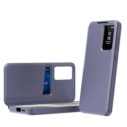 Custodia per Samsung Galaxy S23 Ultra S918, Techsuit, SmartView, Viola