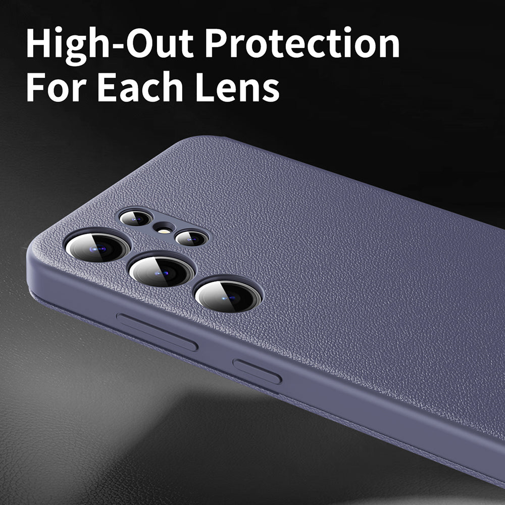 Custodia per Samsung Galaxy S23 Ultra S918, Techsuit, SmartView, Viola