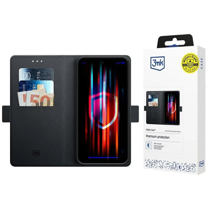 Case for Samsung Galaxy S24 FE S721, 3MK, Wallet, Black