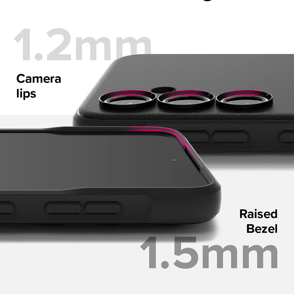 Case for Samsung Galaxy S24 FE S721, Ringke, Onyx, Black