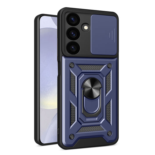 Hülle für Samsung Galaxy S24 FE S721, Techsuit, CamShield, Blau