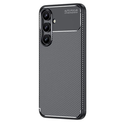 Custodia per Samsung Galaxy S24 FE S721, Techsuit, CarbonFiber, Nera