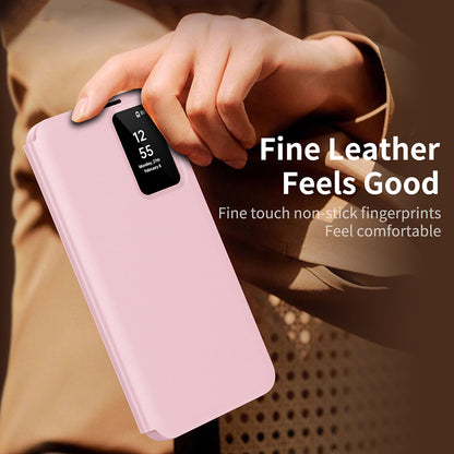 Custodia per Samsung Galaxy S24 FE S721, Techsuit, SmartView, Rosa