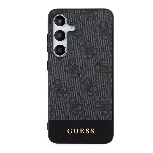 Étui pour Samsung Galaxy S24+ S926, Guess, 4G Stripe, Noir