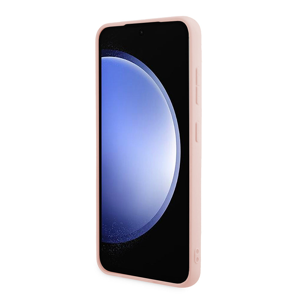 Étui pour Samsung Galaxy S24+ S926, Guess, Glitter Script, Rose