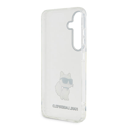 Étui pour Samsung Galaxy S24+ S926, Karl Lagerfeld, IML Luxury Choupette, Transparent