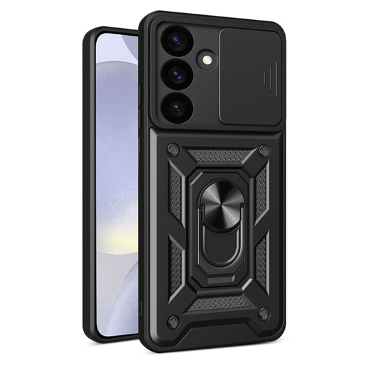 Hülle für Samsung Galaxy S24+ S926, Techsuit, CamShield, Schwarz