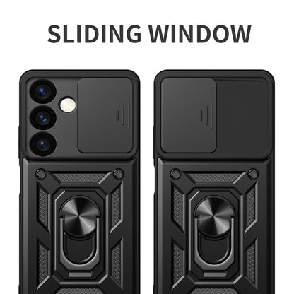 Custodia per Samsung Galaxy S24+ S926, Techsuit, CamShield, Nera