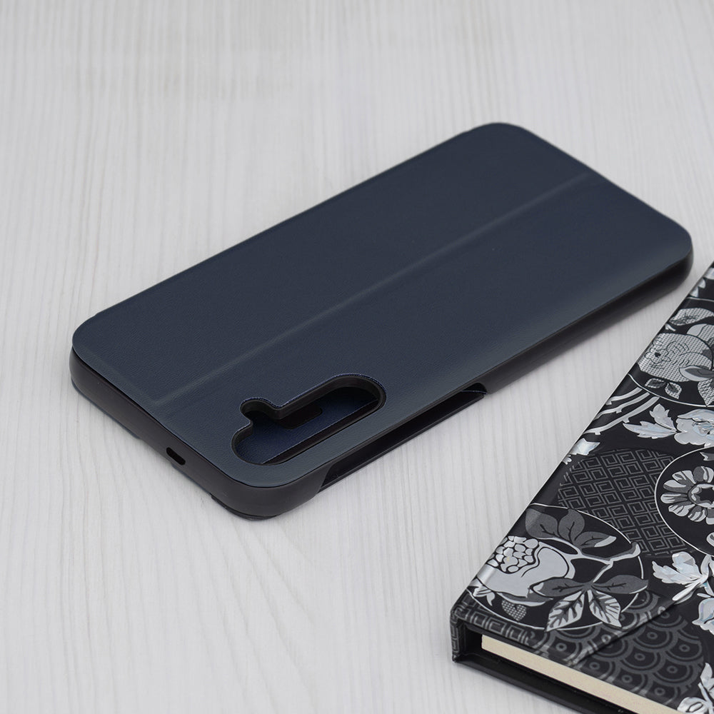 Custodia per Samsung Galaxy S24+ S926, Techsuit, eFold, Blu Scuro