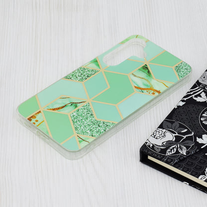 Coque pour Samsung Galaxy S24+ S926, Techsuit, Marble, Vert