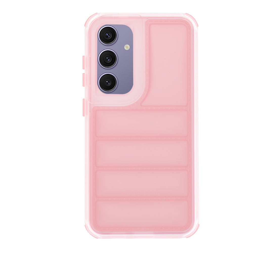 Custodia per Samsung Galaxy S24+ S926, Techsuit, Wave Shield, Rosa