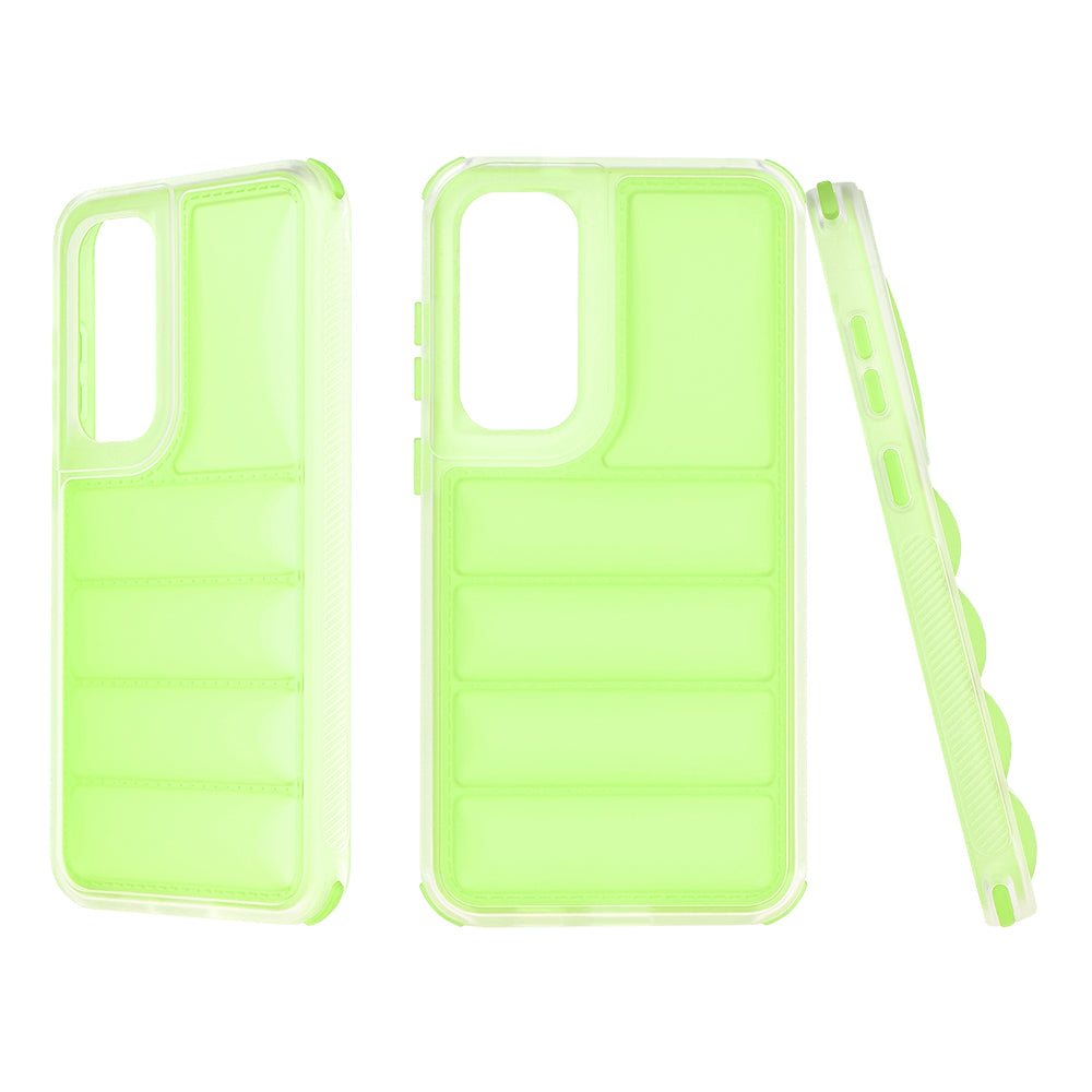 Coque pour Samsung Galaxy S24+ S926, Techsuit, Wave Shield, Vert