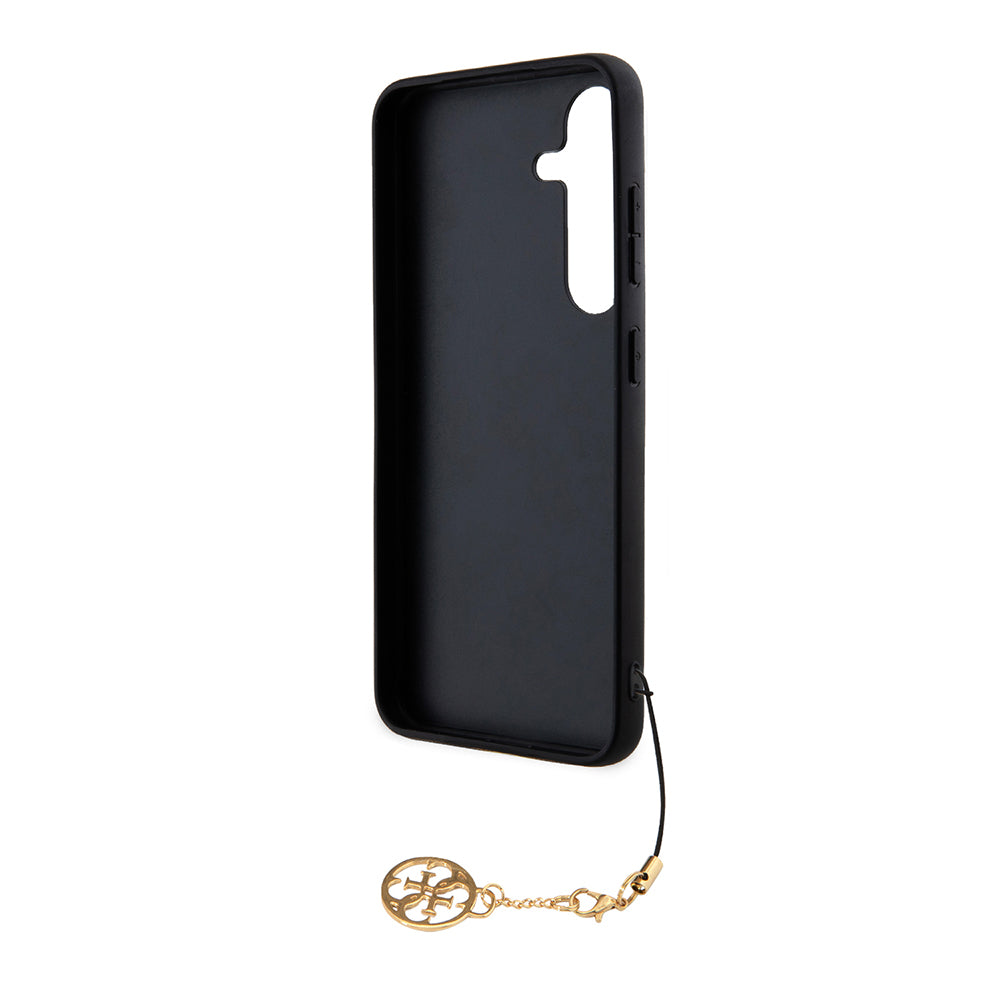 Case for Samsung Galaxy S24 S921, Guess, 4G Charm, Black