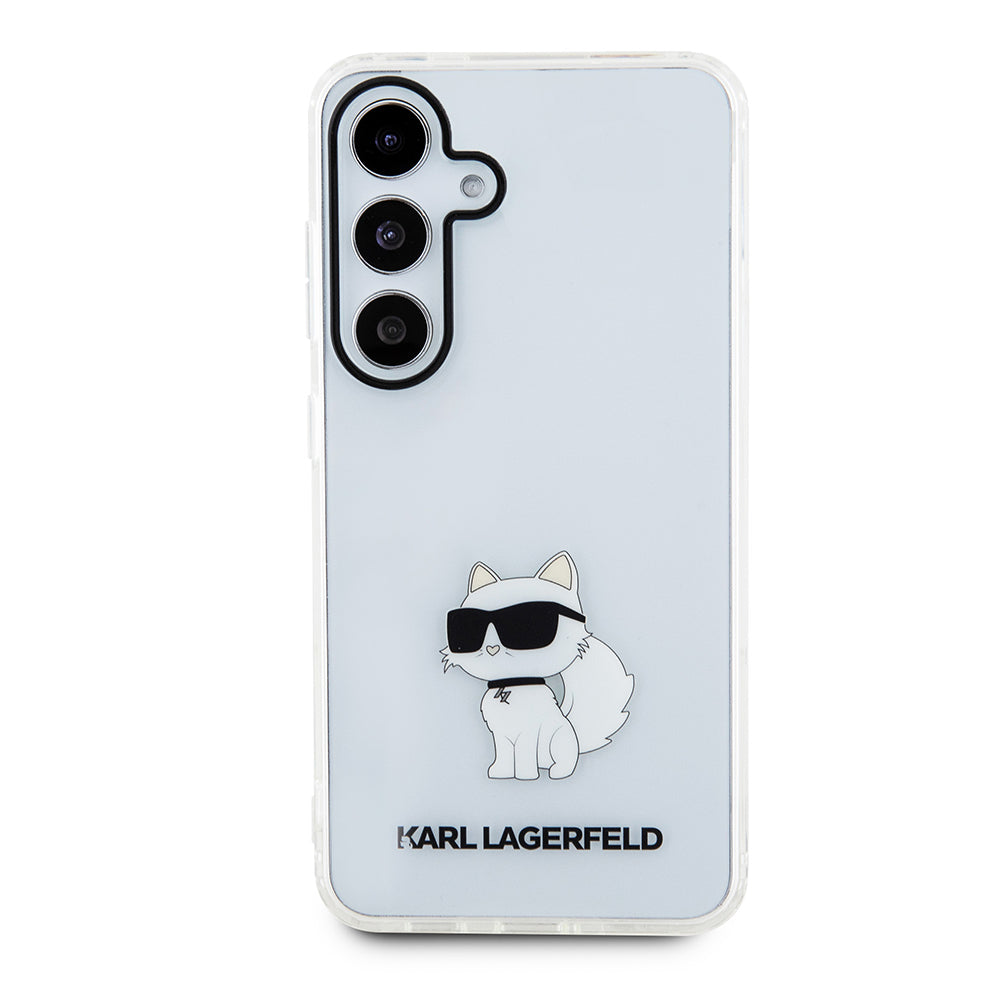 Hülle für Samsung Galaxy S24 S921, Karl Lagerfeld, IML Luxury Choupette, Transparent