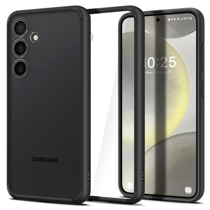 Custodia per Samsung Galaxy S24 S921, Spigen, Ultra Hybrid, Nera Opaca ACS07352