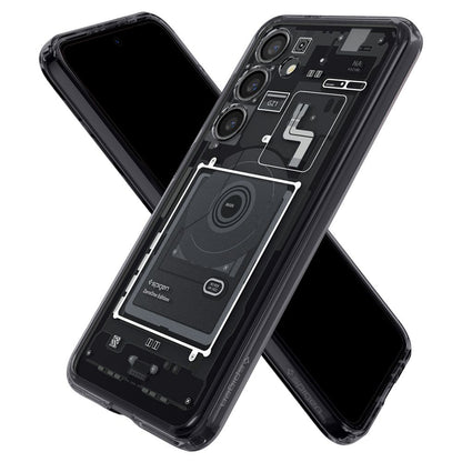 Hülle für Samsung Galaxy S24 S921, Spigen, Ultra Hybrid Zero One, Mattschwarz ACS07350
